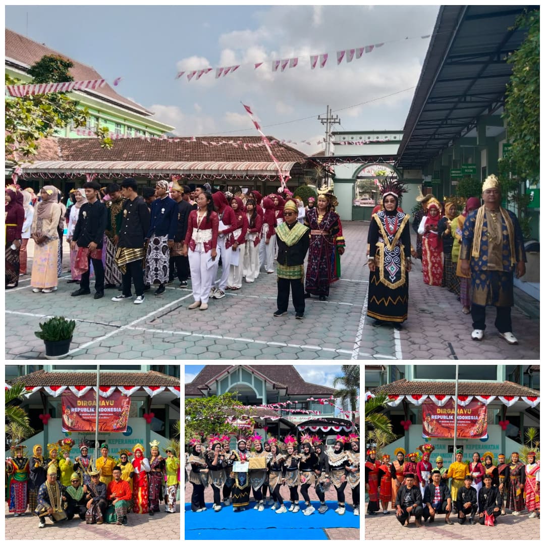 SEMARAK HUT KEMERDEKAAN RI KE-81, POLKESMA KAMPUS V TRENGGALEK HADIRKAN PARADE BUSANA